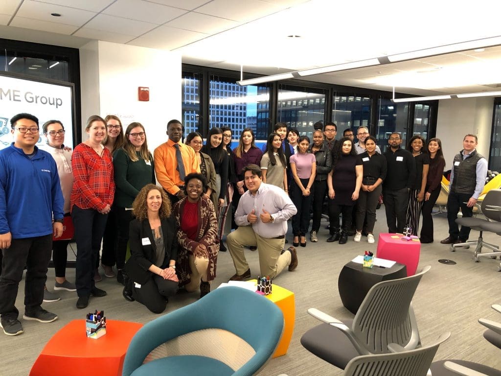 group photo of Braven volunteers