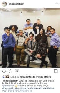 Instagram screenshot with 8 people 